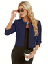 Damen Dreiviertelärmeljacke | Einreihig Offen & Elegant